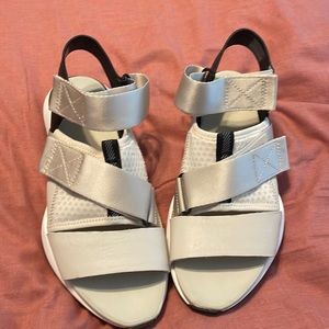 Gray Sorel sandals